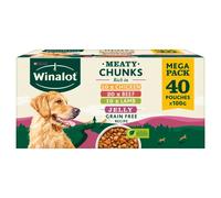 Winalot Meaty Chunks Mixed in Jelly Wet Dog Food - 40 x 100g