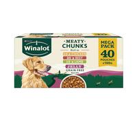 WINALOT Meaty Chunks Mixed in Jelly Wet Dog Food 40x100g