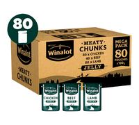 Winalot Meaty Chunks Mixed in Jelly Wet Dog Food 80x100g