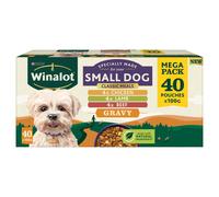 Winalot Meaty Chunks Small Dog Mixed in Gravy Wet Dog Food 40x100g