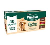 Winalot Perfect Portions Beef Chicken & Lamb In Gravy 40X100G