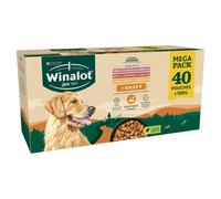 WINALOT Sunday Dinner Mixed in Gravy Wet Dog Food Pouches 40x100g
