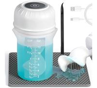 Winartton Auto Resin Mixer, Easy Clean Epoxy Mixer with Silicone Paddle & Mixing Cup, Minimum Bubble, Hands-Free, Rechargeable Electric Stirrer for Resin Molds, Jewelry Making, Resin Tools, DIY Crafts