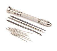 Wination DIY Handmade Tool, Canvas Leather Shoe Repair Tool Kits, Repairing Sewing Awl Automatic Craft Super, Carving Wax Line Hand Art Two Needles Machine