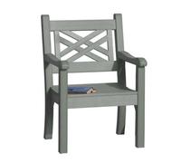 Winawood Speyside Wood Effect Armchair - Stone Grey