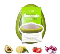 Winb Avocado Saver & Onion Storage Set of 4 Reusable Fruit and Veggie Savers - Ideal for Avocados, Tomatoes, Apples, Garlic, Onions (Avocado saver)