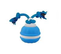 Winb Interactive LED Dog Ball （4 inch）- USB Rechargeable Motion-Activated Rolling Toy for Small to Large Dogs, Dogs Ball Play and Wicked Fun, Squeaky Sound & Stimulation, Blue