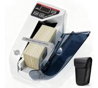 WINB Money Counter Machine with UV Counterfeit Detection - Portable Cash Counter Machine, 600 Notes/Min High-Speed Money Counting Machine for Bills & Currency