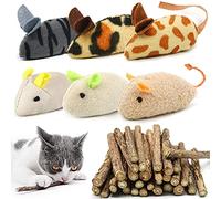 winbarry Cat Toys，Catnip Mouse Toys，Catnip Sticks For Cats，36Pcs Catnip Toys for Cat Playing Chewing Teeth Cleaning