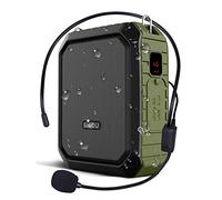 WinBridge Voice Amplifier with Wired Microphone Headset Megaphone Clip Amp Portable Bluetooth Speaker Power Bank Waterproof IPX5 for Outdoors Activities, Teaching, Meetings, Training etc