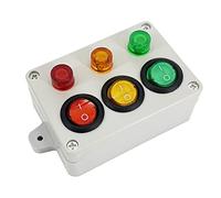 WINBST Busy Board Montessori Toy, Tricolor Light Switch Toy, Stress Reliever Special Needs Unpacking Stress Reliever Reliever for Kids Adults
