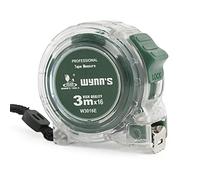 Wincal 3m Wear Resistant Transparent Steel Tape Measure, Width 16mm High Precision Retractable Woodworking Measuring Tape for Industrial and Home Use