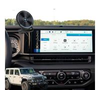 wincar for Jeep Wrangler Phone Mount 15W Magnetic Wireless Charging 2025 Wrangler Accessories Made for 2024-Present OEM-Approved Design
