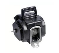 Winch 2000lbs Portable Boat/Yacht Electric Winch Rubber Boat Tractor Winch 12v Suitable for Beginners