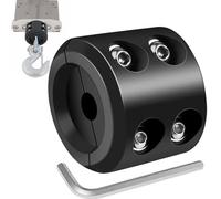 Winch Cable Hook Stopper - Over-Pull Protection | ATV Winch Rope Stop Rubber | For Synthetic Rope Winches Dirt Bikes Towing, Easy Install With Screws