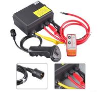 Winch Control Box, 12V 24V Wireless Remote Control for Off-Road Vehicle Winch Controller with Relay 6000-20000 lbs Load Capacity for Heavy-Duty Recovery Use(12V)