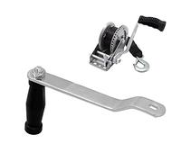 Winch Handle, Ergonomic Winch Handle Crank, Comfortable Grip, Replacement Accessory Winch Handle Crank for Marine Boat Trailer (Black)