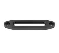 Winch Hawse Fairlead 10in 25.4cm 8000 to 15000lb Loading Aluminium Anti Binding Universal (Black)
