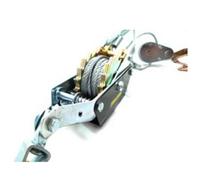 Winch Puller 2 Ton 2 Hook Cable Hand 4000Lb For Caravan Boat Trailer Heavy Duty