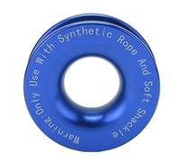 Winch Recovery Ring, 41000 Lbs Breaking Strength Heavy Duty Soft Shackle Ring for 7/16in 1/2in Soft Shackle with 3/16in 1/4in 3/8in Ropes Off Road ATV SUV Truck Trailer (Blue)