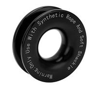 Winch Recovery Ring 41000lbs Strength for Soft Shackles (Black)