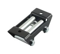 Winch Roller Fairlead, 4-Way Cable Guide for ATV UTV Off-Road, Heavy Duty Steel Construction, Fits 2000LB to 4500LB Winches, Black(4500LB)