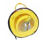 Winch Rope, 1Pc Ton Car Trailer Rope Practical Outdoor Emergency Kit Recovery Tow Strap Double Thicken Car Trailer(Yellow)