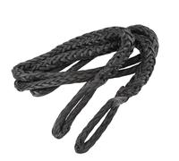 Winch Rope Extension Winch Line Extender Winch Cable Extension 2m 12mm 26455lbs Break Strength for Off Road Vehicle ATV UTV SUV with Forged Winch Hook and Rubber Stopper