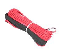 Winch Rope, Synthetic 4.8mmx15m Winch Rope 5500lbs Breaking Strength, Waterproof for ATV UTV Trailer RV Recovery, Off-Road Camping Accessory
