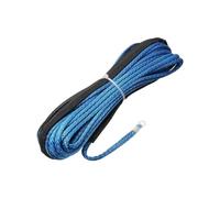 Winch Rope, Synthetic Winch Rope 15M 3/16''X50' Universal Vehicles Towing Rope String Line Towing Strap Rope Winches UTV RV Boat(Blu)