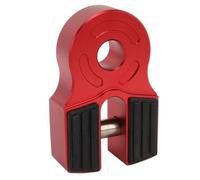 Winch Shackle Mount Heavy Duty 30000 LB Capacity Universal Fit for ATVs UTVs SUVs Pickups Trucks 6061 Aluminum Billet Construction (Rojo)