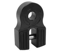 Winch Shackle Mount Heavy Duty 30000 LB Capacity Universal Fit for ATVs UTVs SUVs Pickups Trucks 6061 Aluminum Billet Construction (Negro)