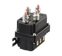 Winch Solenoid Relay 12V/24V 250A, Perfect for Heavy Duty UTV and Boat Applications, Robust Steel Design (250A 12V)