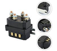 Winch Solenoid Relay 12V/24V 250A, Perfect for Heavy Duty UTV and Boat Applications, Robust Steel Design (250A 24V)