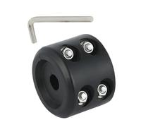 Winch Stopper - Heavy Duty Rubber Shock Absorbent Hook Guard | Protective Winch Line Bump Stop with Split-Hole Design for Trucks, SUVs, and Towing Vehicles, 2.83x2.83x2.48inch