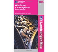 Winchester and Basingstoke, Andover and Romsey: Sheet 185 (OS Landranger Map)