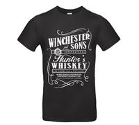Winchester Bros Whiskey Tee Mens Crew Neck Short Sleeve T-Shirt Top - Small Multi