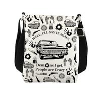 Winchester Brothers Cross Body Bag and Shoulder Bag for Sam and Dean Fans