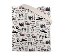 Winchester Brothers Tote Bag Winchester Brothers TV Show Gifts Sam And Dean Fans Gift Dean Winchester Shoulder Shopping Bag