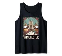 Winchester, England, European Christmas Market, Fun Family Tank Top