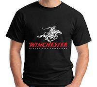 Winchester Rifle and Shotguns Firearm Logo Men's T-Shirt XL Black