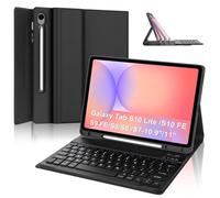 WINCHKING Keyboard Case for Samsung Galaxy Tab S10 Lite/ S10 FE/ S9 FE 5G 10.9 Inch/Tab S9 11 Inch with S Pen Holder, Black