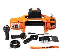 WINCHMAX 13,500lb (6,123kg) SL Series Original Orange 12v Electric Winch. Remote Controls. 'Bare Winch' No Rope, No Fairlead.