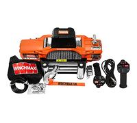 WINCHMAX 13,500lb (6,123kg) SL12v Electric Winch. 26m x 9.5mm Steel Wire Rope. 3/8 inch Clevis Hook.