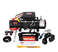 Winchmax 13,500Lb Military Grade 12V Winch. 25M Armourline Rope. Remote Controls.