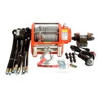 Winchmax 15,000Lb Hydraulic Winch. 25M Steel Rope. 24V Control System.