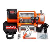 Winchmax 17,000Lb 12V Winch. 26M Steel Rope, Remote Controls.