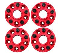WINCHMAX 30mm Anodised Aluminium Hub Centric Wheel Spacers. PCD 5 x 120, Thread 14 x 1.5mm, Centre Bore 70.1mm. 4 x 30mm Spacers Made in Metallic Red to fit Discovery MKII -Disco 2, P38. RED T2