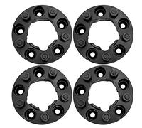 WINCHMAX 38mm Anodised Aluminium Hub Centric Wheel Spacers PCD 5 x 165.1, Thread 16 x 1.5mm, Centre Bore 125mm. Metallic Black Made to fit Defender, Discovery 1, Range Rover Classic. BLACK T1