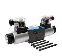 WINCHMAX CETOP3 / NG6 12v Solenoid Operated Modular Directional Hydraulic Control Valve for Hydraulic Winch. Double 12V Coils. Manual Override Feature.